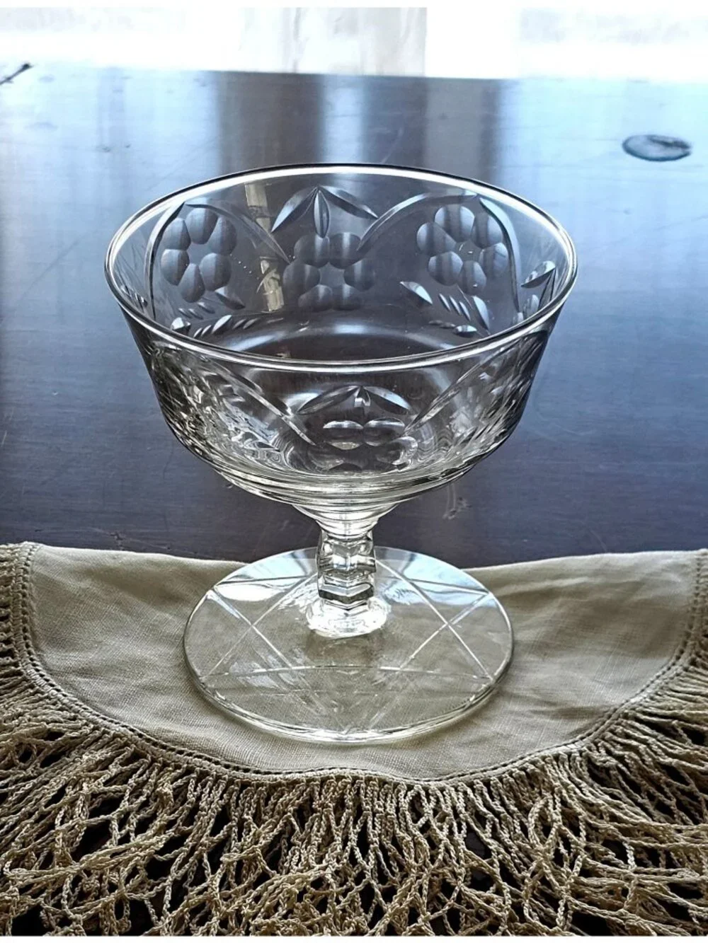Rock Sharpe Normandy Coupe Champagne Sherbet Glass 3.75